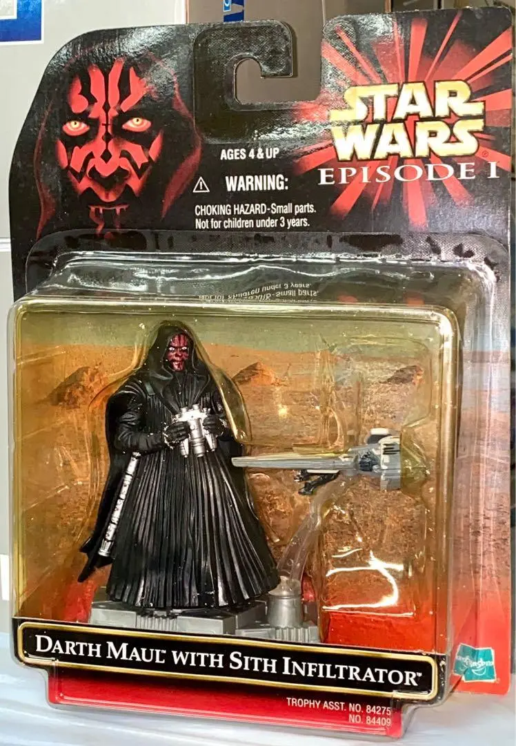 Tomy Hasbro 60852 Star Wars 星球大戰 Episode I Darth Maul 赤武神 With Sith Infiltrator 3.5吋 Series Figure (Buy-Spk倉) 1