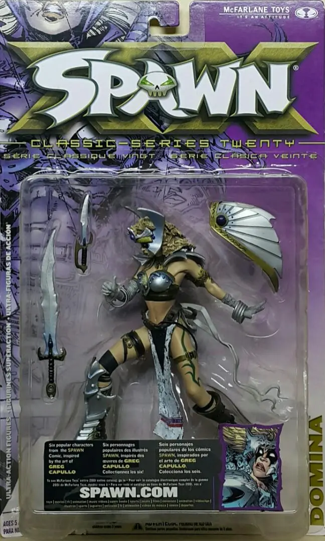 Mcfarlane 11235 再生俠 第二十彈 經典2 多米娜 Ultra Action Figures Spawn Series 20 Classic Ii Domina (Buy-Spk) 1