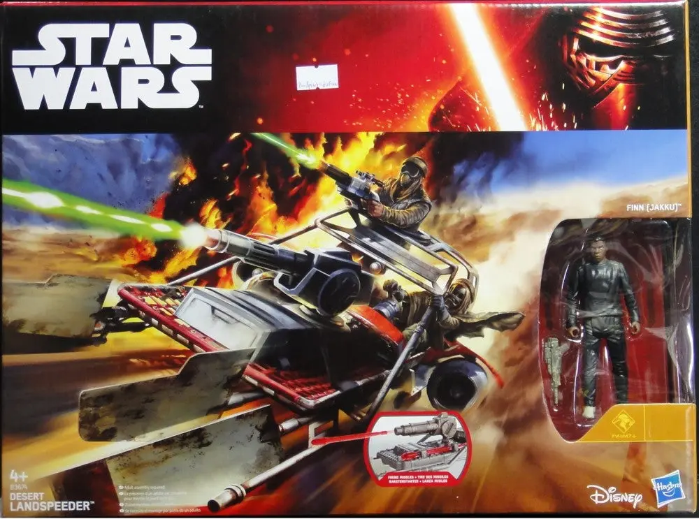 Hasbro 星球大戰 Star Wars Finn Jakku With Desert Landspeeder Action Figure B3674(Piu/P145-60) 1
