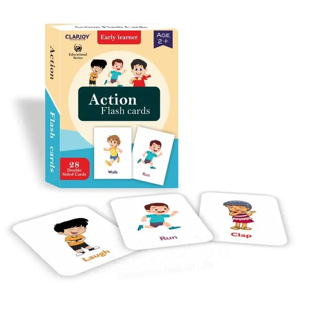 Clapjoy Action Flash Card For Kids Of Age 2 Years And Above 1