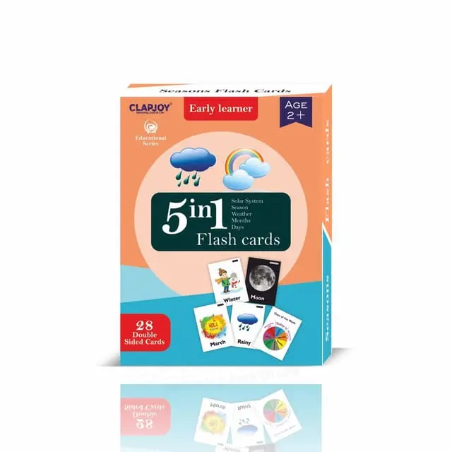 Clapjoy Seasons Flash Card For Kids Of Age 2 Years And Above 1