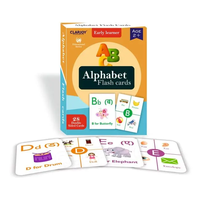 Clapjoy Alphabet Flash Card For Kids Of Age 2 Years And Above 1