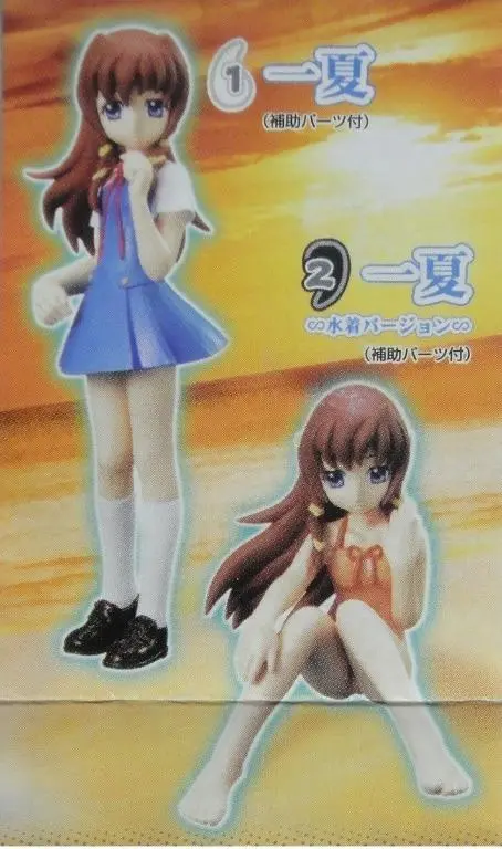 Bandai 萌 詩片 一夏 舞夏 Moe A La Mode Uta Kata Figure 全4種 扭蛋 (A2-131485) B29150201 2