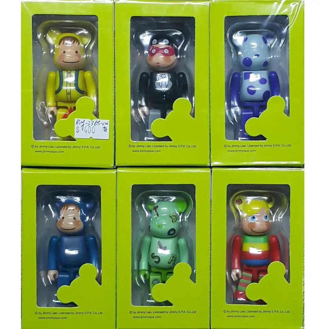 Medicom Be@Rbrick 100% Jimmy Liao Jimmy Spa 幾米 一套六款 (Buy-3368-Cw) 存 1