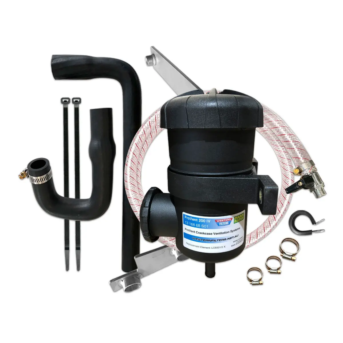 Holden Colorado Trailblazer 2.8L Diesel 2017-20 Duramax Ltz Z71 Mann+Hummel Provent Oil Catch Can Kit Os-Prov-39 1
