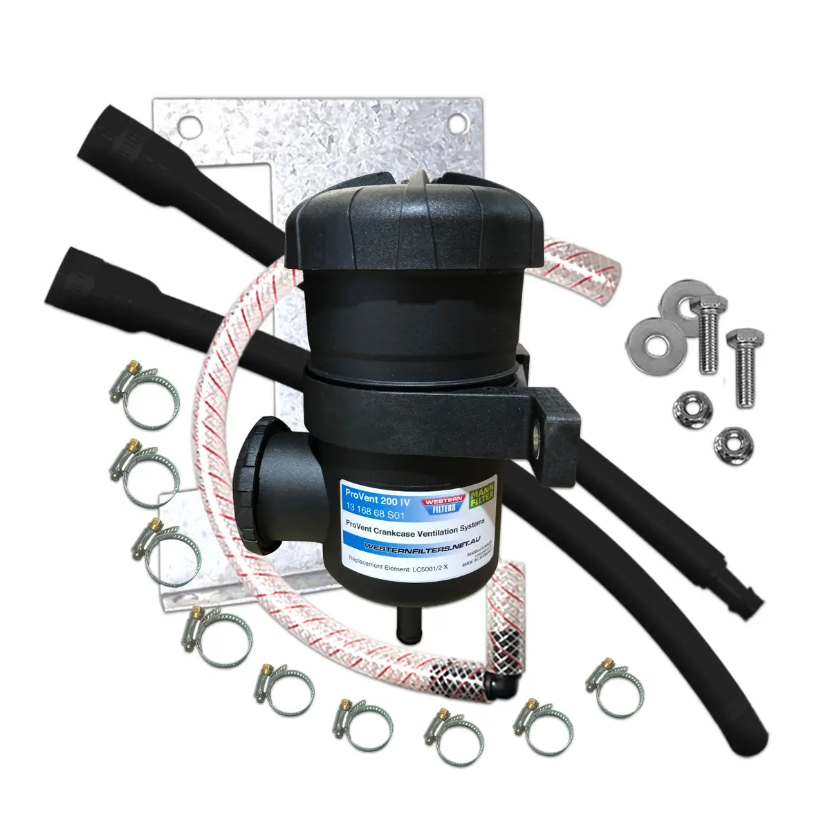 Toyota Prado (2009-2015) 3.0L Kdj150 155R Mann+Hummel Provent Oil Catch Can Vehicle Specific Kit Os-Prov-07 1