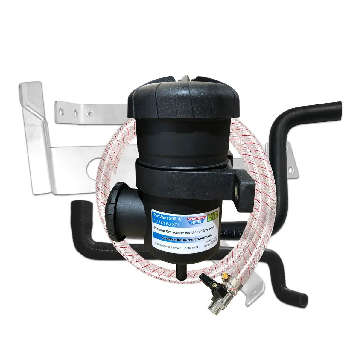 Mitsubishi Triton 2015-23 Mq Mr Pajero Sports 2.4L Diesel 4N15 Mann+Hummel Provent Oil Catch Can Kit Os-Prov-14 1