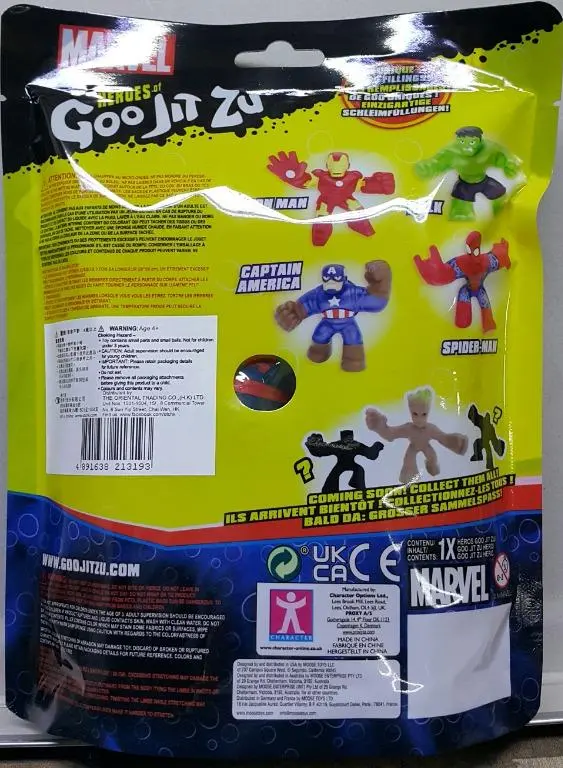 Character 21319 漫威英雄人物系列 功夫英雄 蜘蛛俠 Marvel Heroes Goo Jit Zu Super Stretchy Spider-Man (Epc-2145C-30) 存 2