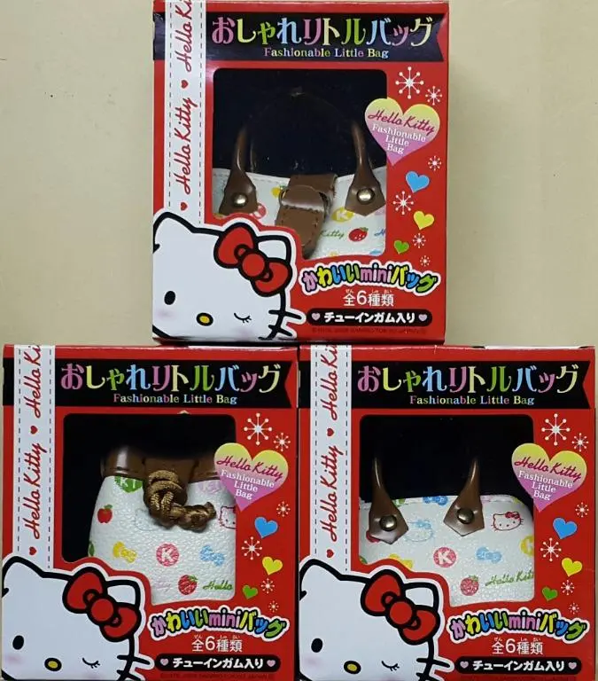 Sanrio 00567 三麗鷗 吉蒂貓 白色 時尚小包 盒蛋套裝 Hello Kitty White Fashionable Little Bag Set (Buy-Cw) L 1