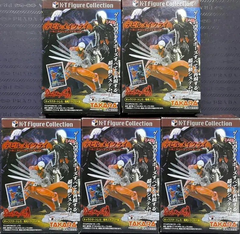 Kaiyodo Takara 54930 惡魔獵人 但丁 尼祿 木偶 山口式 迷你可動人形 盒蛋套裝 K-T Figure Collection Devil May Cry Mini Action Figure Dante Nelo Angelo Marionetto Bloody Mari Set (Buy-Mc) L 1