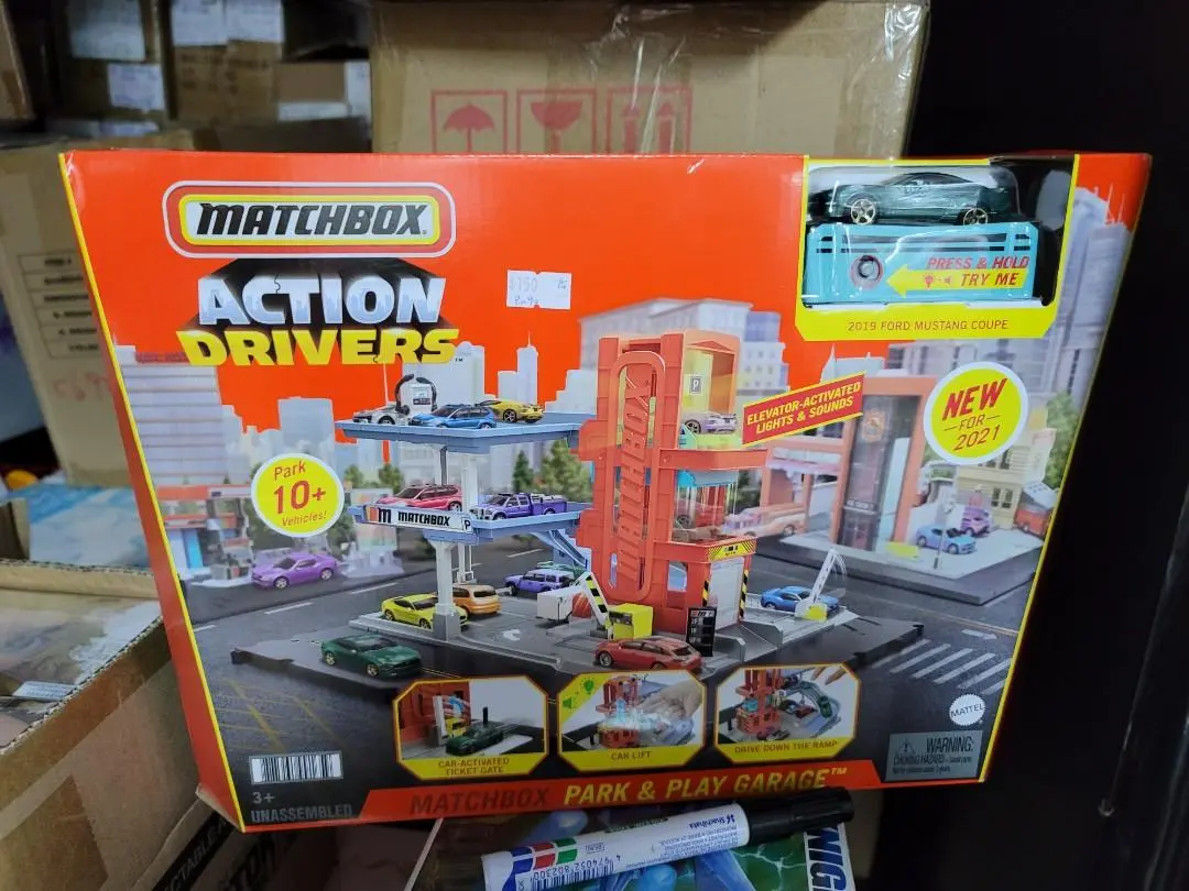 Matchbox Action Drivers Car Park & Play Garage  Set With Sound 1