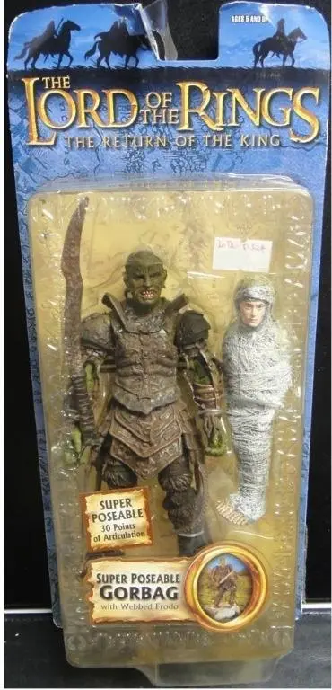 Toy Biz 81524 魔戒三部曲 王者再臨 哥巴葛 佛羅多 The Lord Of The Rings The Return Of The King Super Poseable Gorbag With Webbed Frodo (Lotr) 1114079444 1