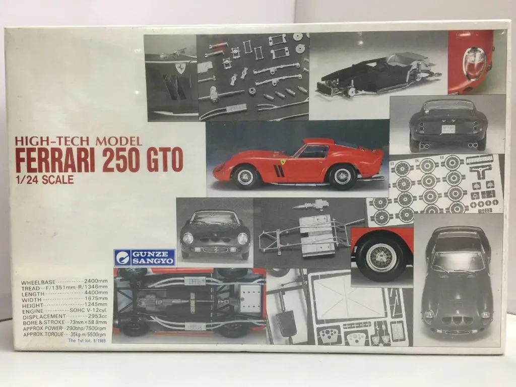 Gunze Sangyo 1/24 Ferrari 250 Gto High-Tech Model (G-223:4000) (C890a-930) 1