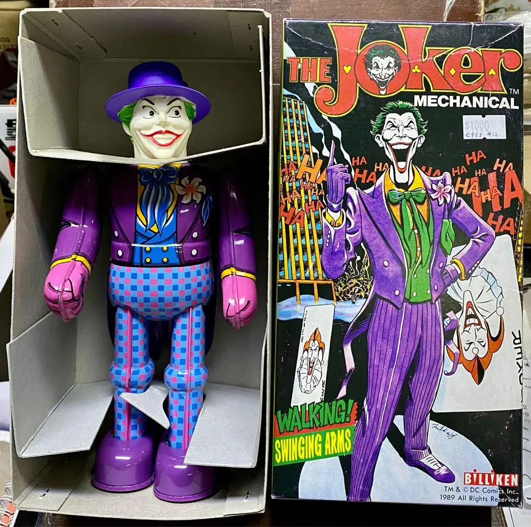 C935-12 Billiken Tin Toys 鐵皮上鏈玩具 The Joker Mechanical 小丑 （欠鎖匙） 1
