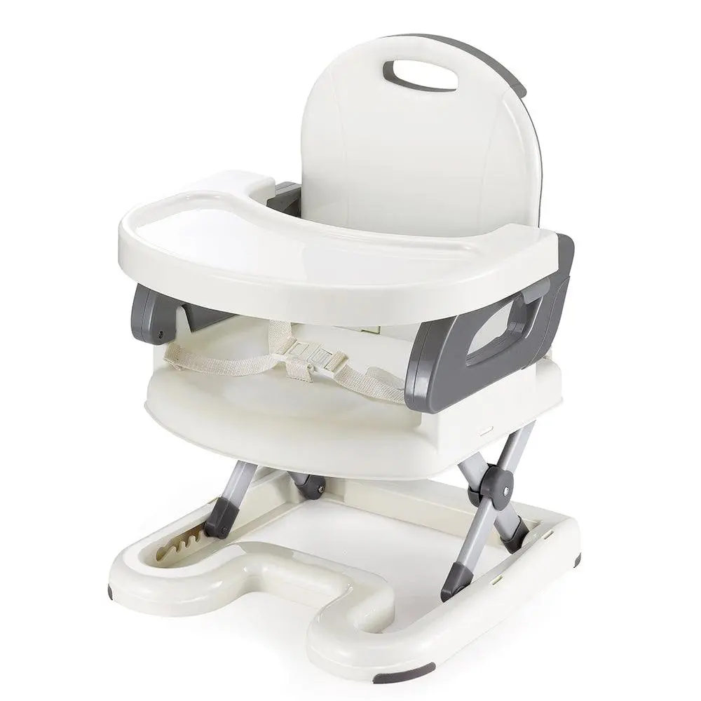 Mastela Fold Up Adjustable Chair Booster Seat Grey - For Ages 0-4 Years 1