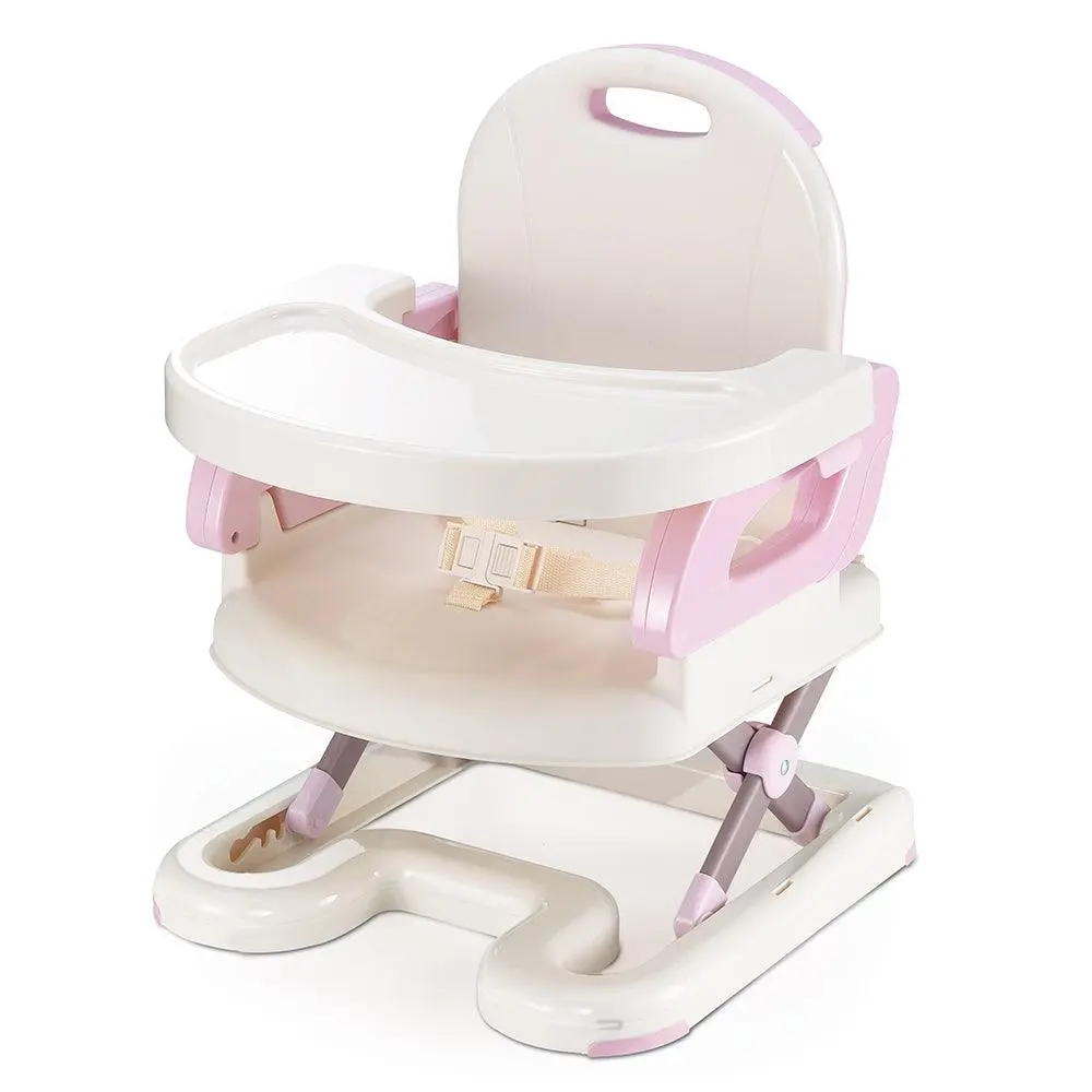 Mastela Fold Up Adjustable Chair Booster Seat Pink - For Ages 0-4 Years 1