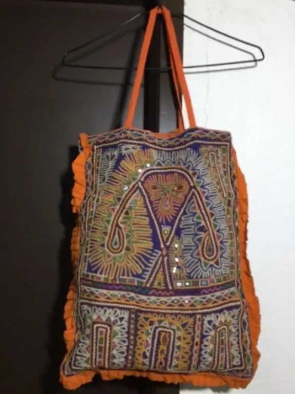 印度民族袋 Vintage Clutch Banjara Embroidery Ethnic Patchwork Handmade Tribal Bag Tote Bag 1140485165E3512-356N 1