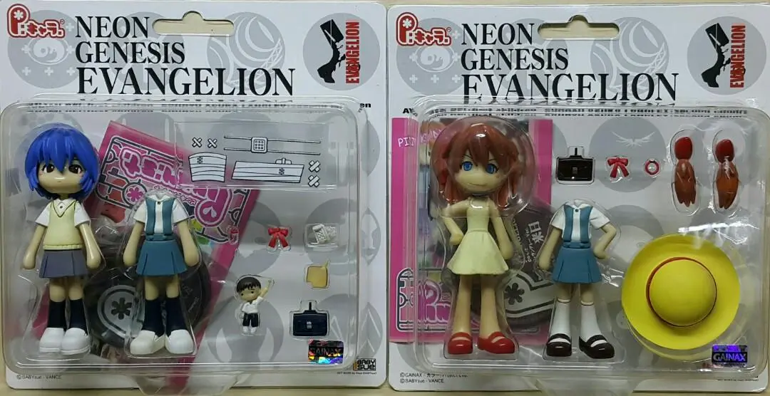 Vance Project 33554 33555 新世紀 Eva 福音戰士 綾波麗 惣流·明日香·蘭格雷 套裝 Baby Sue Pinky Character Gainax Project Eva Pc2012 Ayanami Rei: First Children Pc2013 Sohryu Asuka Langley: Second Children Set (Buy-Mc) 存 1