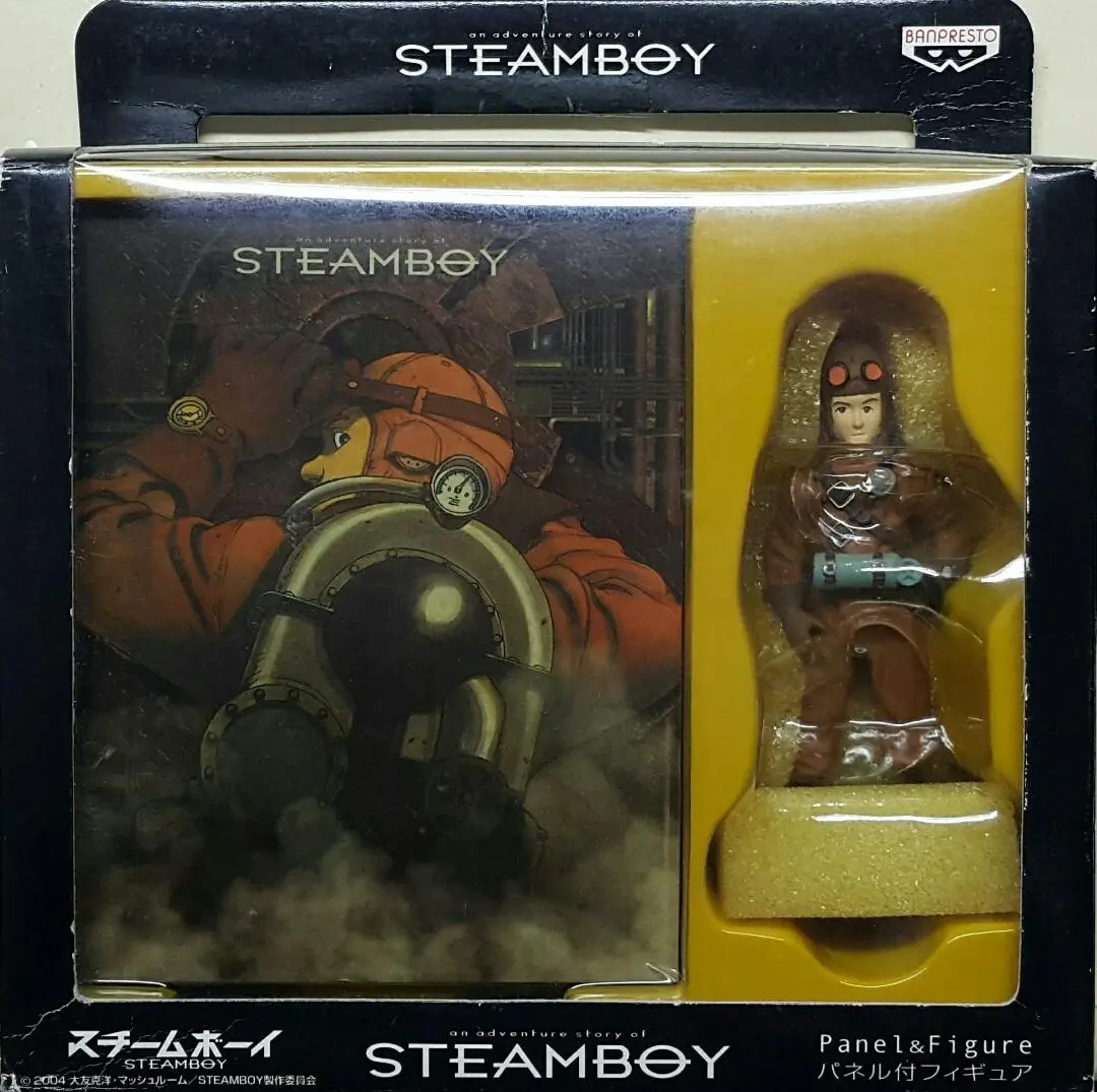 Banpresto 42249 日昇 蒸汽男孩 詹姆斯·雷·史提姆 絲卡蕾特·歐哈拉·聖瓊斯 套裝 Sunrise An Adventure Story Of Steamboy James Ray Steam Scarlett O'hara-St. Jones Panel & Figure Set (Buy-Mc) 存 2