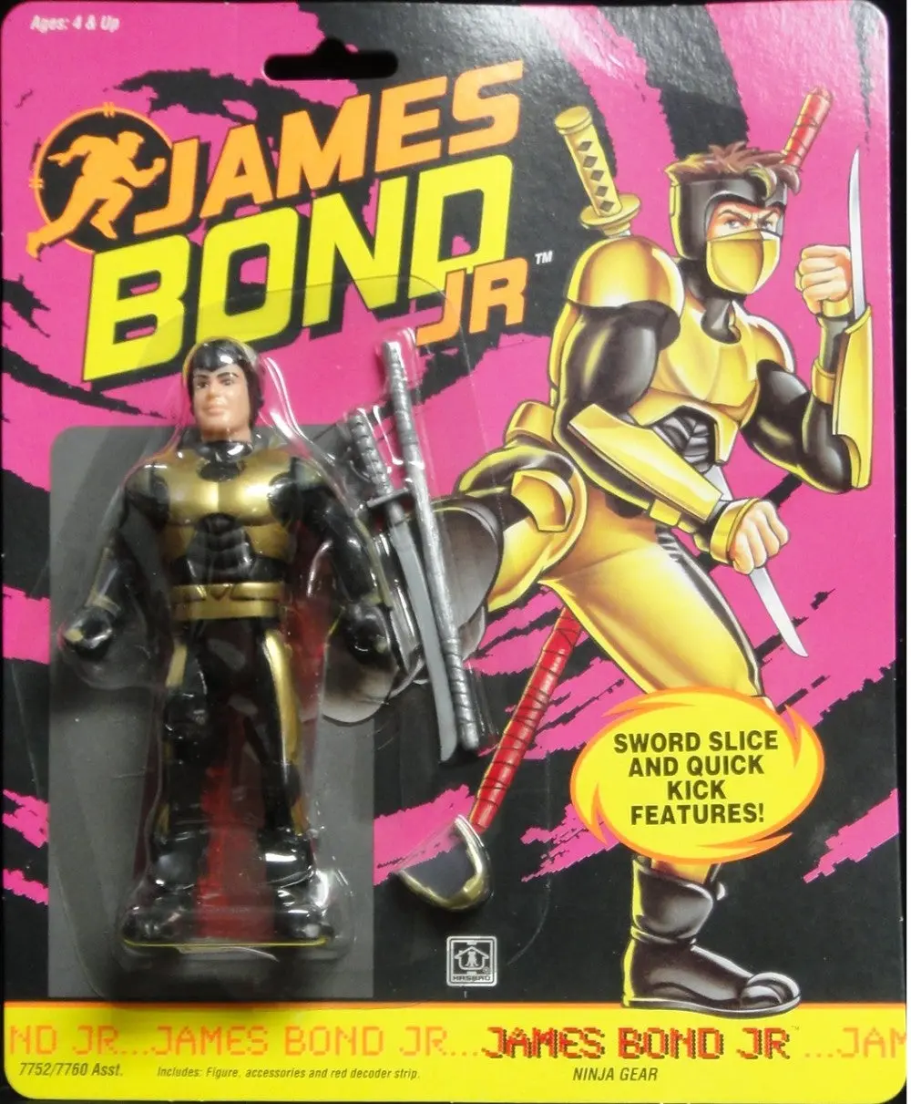 Hasbro James Bond Jr James Bond Jr Ninja Gear With Sword Slice And Quick Kick Features 07752 (Pa-0) 1