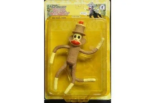 Dark Horse Comics Tony Millionaire's Sock Monkey Collection Bendy Toy (Buy-10020) 1