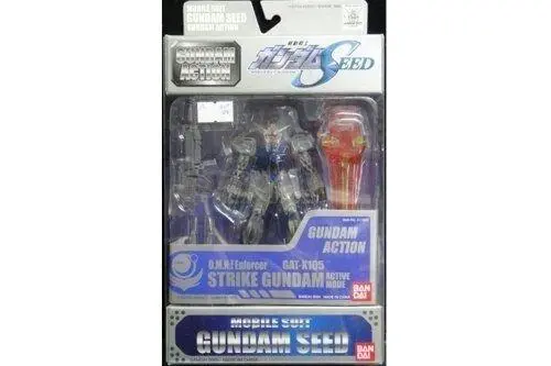 Bandai 11820 Mobile Suit Gundam Seed Action O.M.N.I Enforcer Gat-X105 Strike Gundam Active Mode 機動戰士高達 突擊高達 起動模式 (Buy-Spk) 1