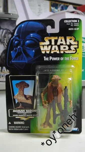 Kenner 星球大戰 Star Wars The Power Of The Force Momaw Nadon Hammerhead With Double-Barreled Blaster Rifle 69629 (Pa#0) 1