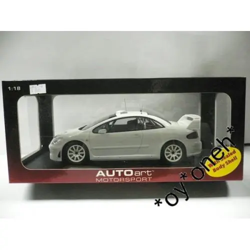 Autoart 1/18 Peugeot 307 Wrc 2005 Plain Body Version White (80558) (C802-26) 1