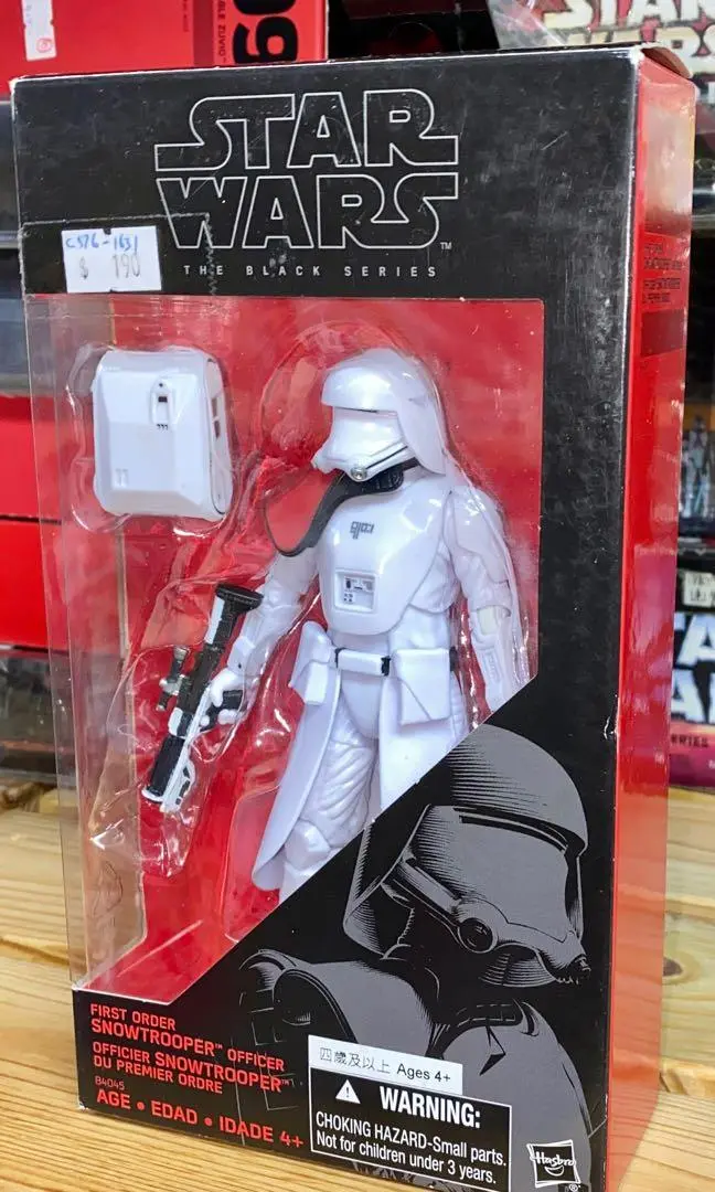 C576-1631-190 Hasbro Star Wars 星球大戰 The Black Series Figure First Order Snowtrooper Officer 37452 C1033-246-200 1