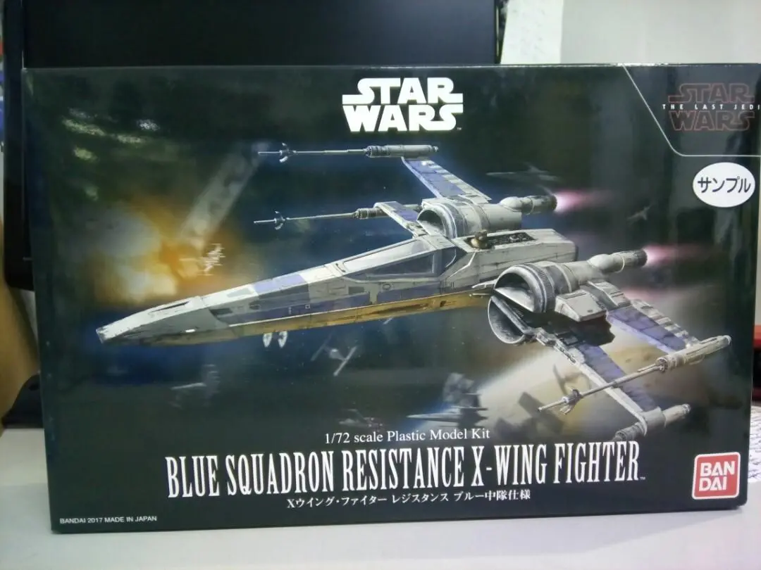 Star War 星球大戰 1/72 模型 Blue Squadron Resistance X-Wing Fighter 全新品 Bandai 23296 Epc-1476-37 1
