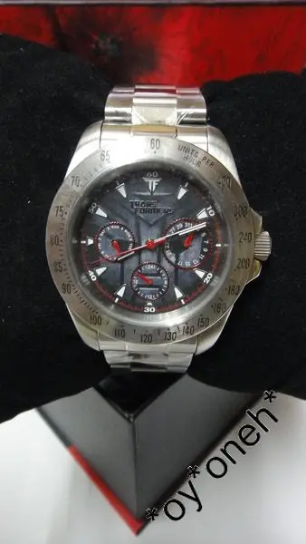 Hasbro 孩之寶 變形金剛 電影版 博派標誌 鋼帶手錶 D-1 款 Transformers Watch Type D-1 Autobot Logo (Piu/Ry4-60) B18947652 2