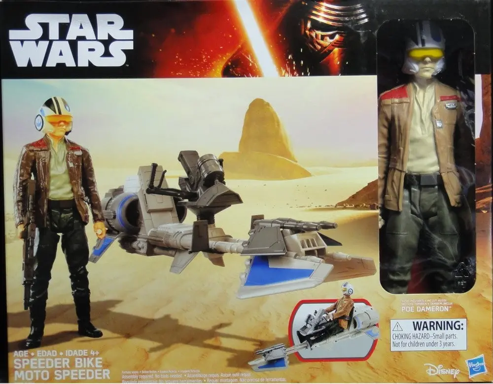 Hasbro 星球大戰 Star Wars Poe Dameron With Speeder Bike 34863 (Piu/Kw236a-60) 1