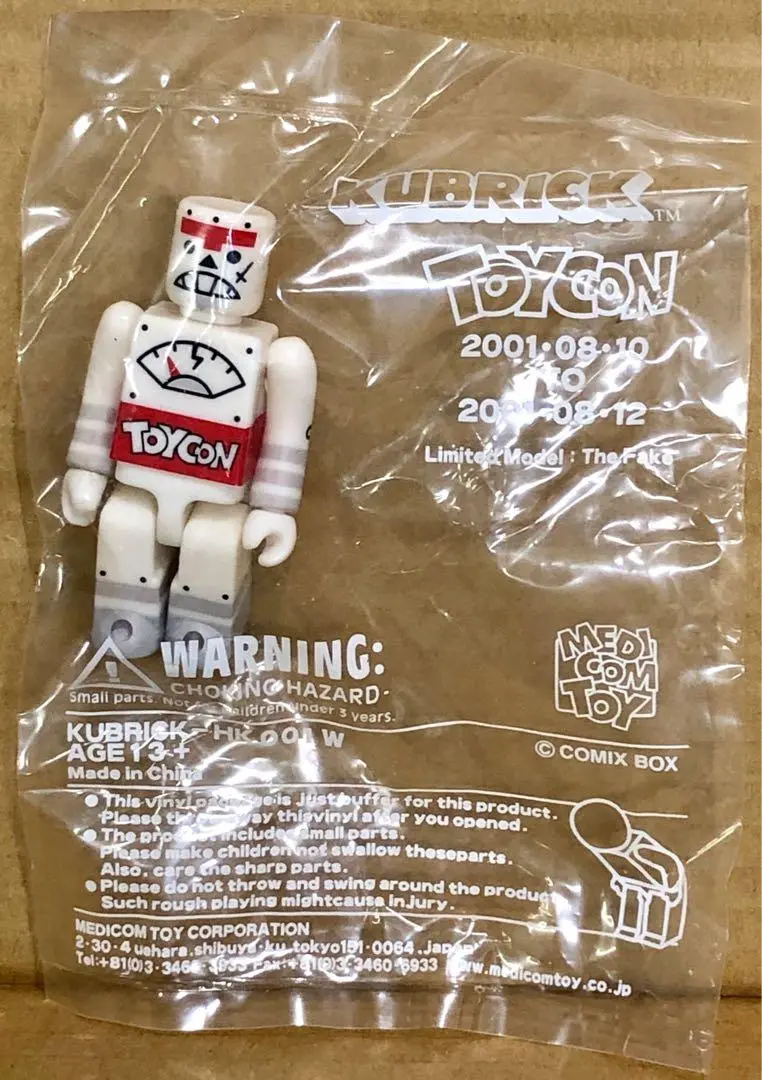 Medicom 100% Kubrick Toycon 2001 Limited Model The Fake Hk001w (Spk 店) 1