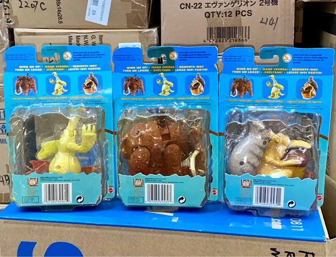 Mattel Ice Age 2 冰河世紀 2 Skatin Sid Patinador / Movin Manny Marchador / Scurryin Scrat Escurridizo 32560-2 (Piu-30S倉) 2