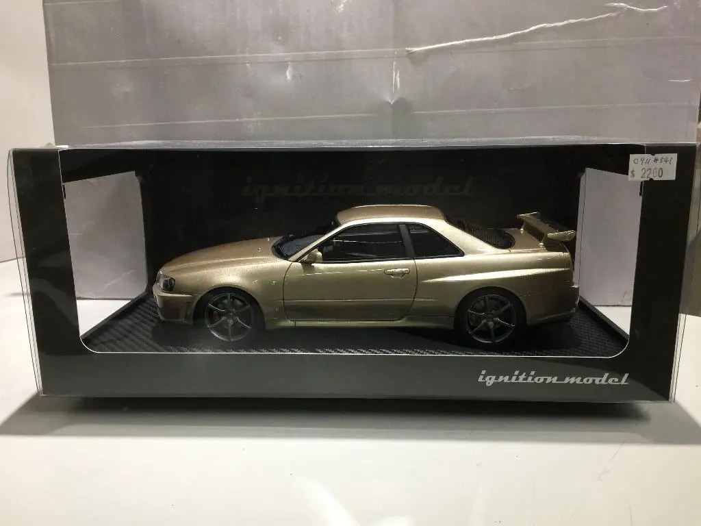 Ignition Model 1/18 Nssan Skyline Gt-R M-Spec Nur R34 Silica Breath (90221) (C911-561) 1