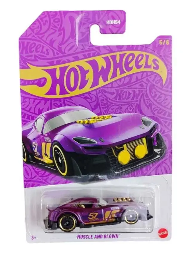 Hot Wheels 57Th Anniversary Pearl & Chrome 2024 'Muscle And Blown' Diecast Car 1