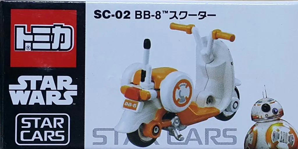 Takara Tomy 86743 Tomica Star Wars Star Cars Sc-02 Bb-8 Scooter (Epc-1103-13) 存 2