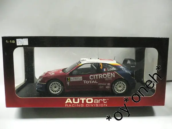 Autoart 1/18 Citroen Xsara Wrc 2004 Rally Monte Carlo #3 (80437) (C802-29) 1