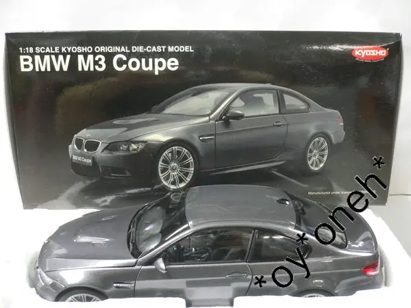 Kyosho 1/18 Bmw M3 Coupe Gray 08736Gr (09730) (C802-241) 1