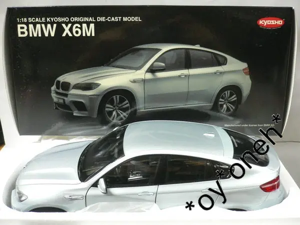 Kyosho 1/18 Bmw X6m Siliver 08762S (14805) (C802-247) 1