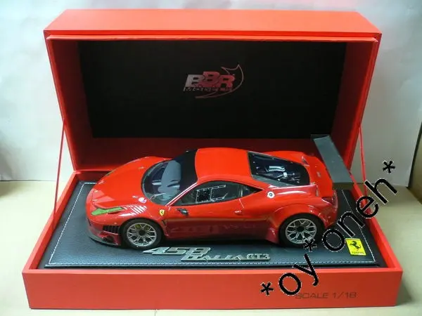 Bbr 1/18 Ferrari 458 Gt3 Red Limited 200Pcs 手辦車 (39069) (Piu600) 1
