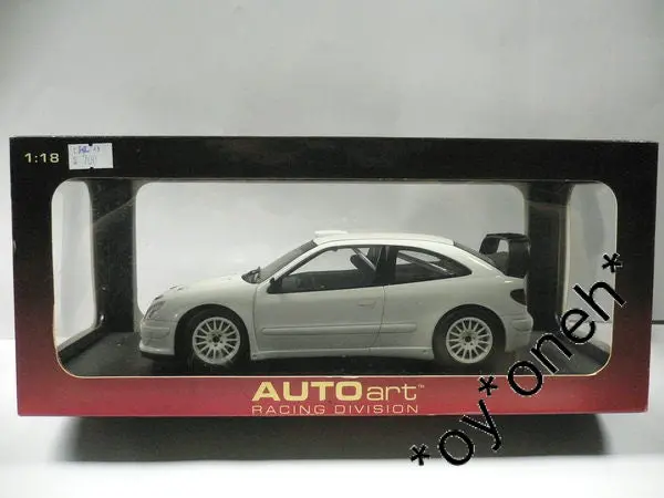 Autoart 1/18 Citroen Xsara Wrc 2004 Plain Body Version White (80439) (C802-25) 1