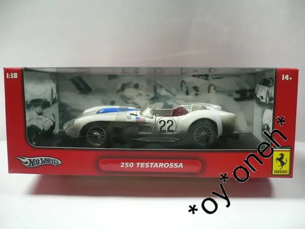 Hotwheels 1/18 Ferrari 250 Testarossa #22 (37161) (C788-371-200) 1