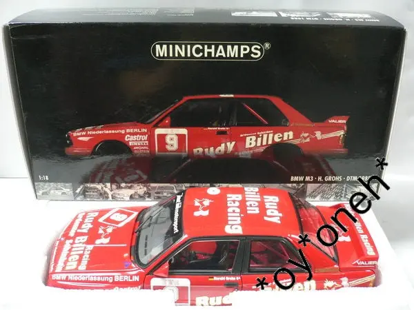 Minichamps 1/18 Bmw M3 Dtm 1988 H. Grohs (05397) (C802-181) 1