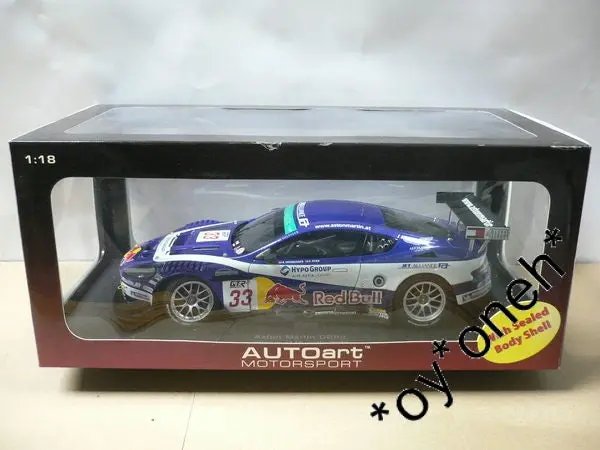 Autoart 1/18 Aston Martin Dbr9 &Quot;Red Bull&Quot; Winner Of Mugello 2006 #33 (80608) (C802-324) 1