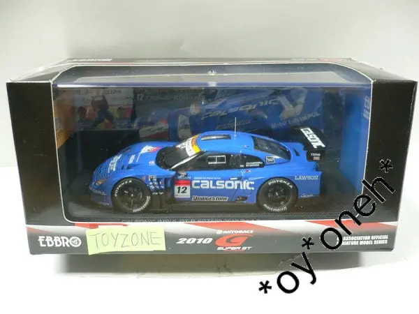 Ebbro 1/43 Nissan Calsonic Impul Gt-R Super Gt500 2010 Rd.4 Sepang Winner #12 (44427) (Piu192) 1