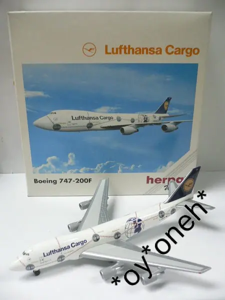 Herpa Wings 1/500 Lufthansa Cargo Boeing 747-200F D-Abzf (516020) (Wkg) 1