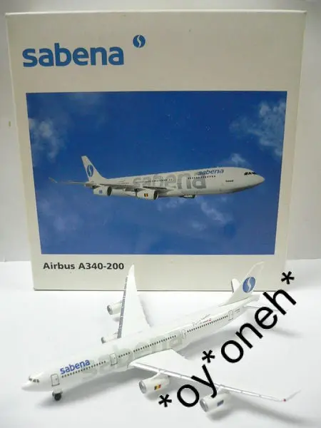 Herpa Wings 1/500 Sabena Airbus A340-200 Oo-Sab (507325) (Wkg) 1