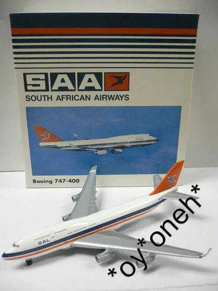 Herpa Wings 1/500 South African Airways Boeing 747-400 (500685) 1