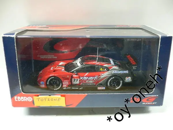 Ebbro 1/43 Nissan Gt-R Xanavi Nismo Fuji Super Gt 500 Red Silver (44127) (Piu93) 1